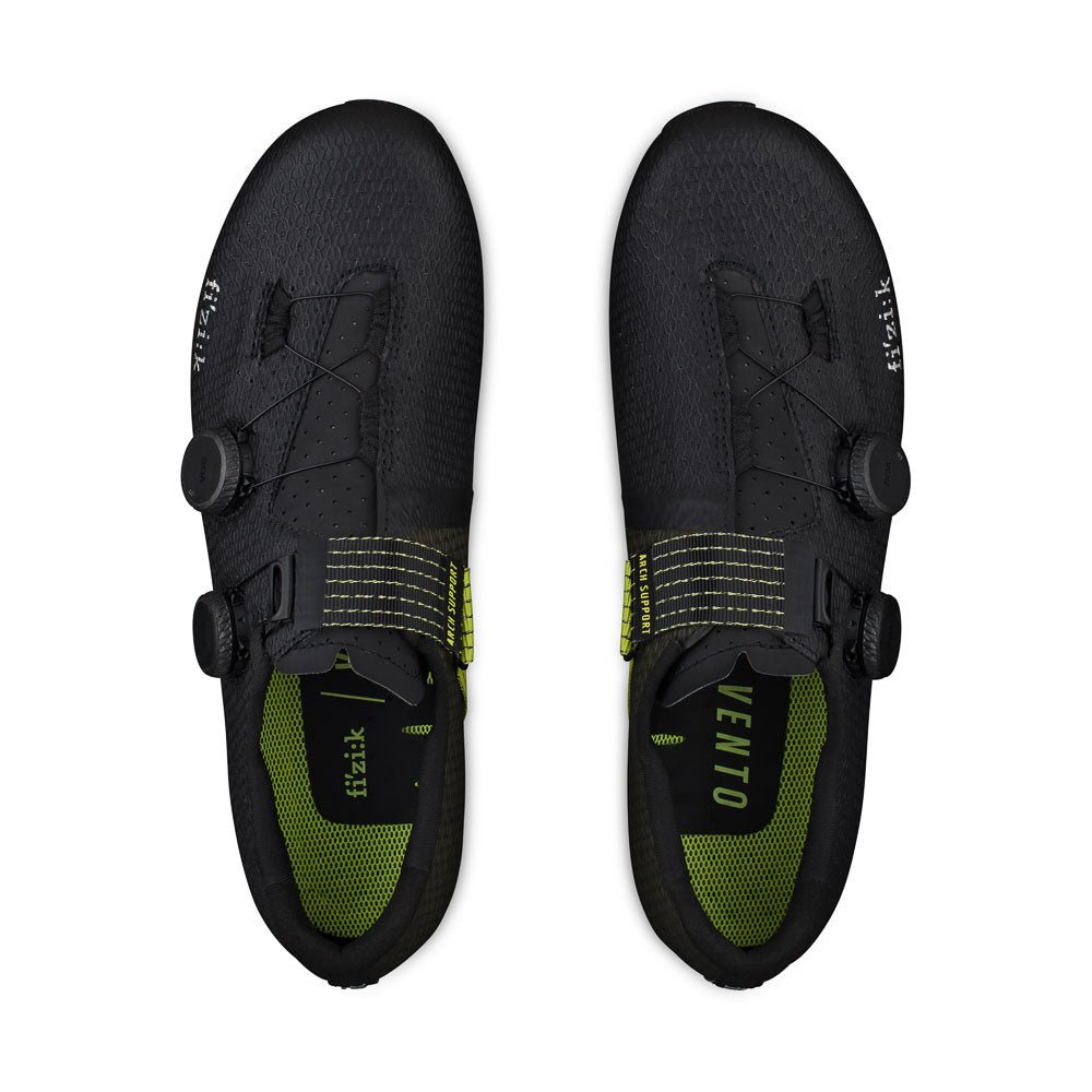 Top-level road cycling shoes - Vento Stabilita Carbon Black/Yellow