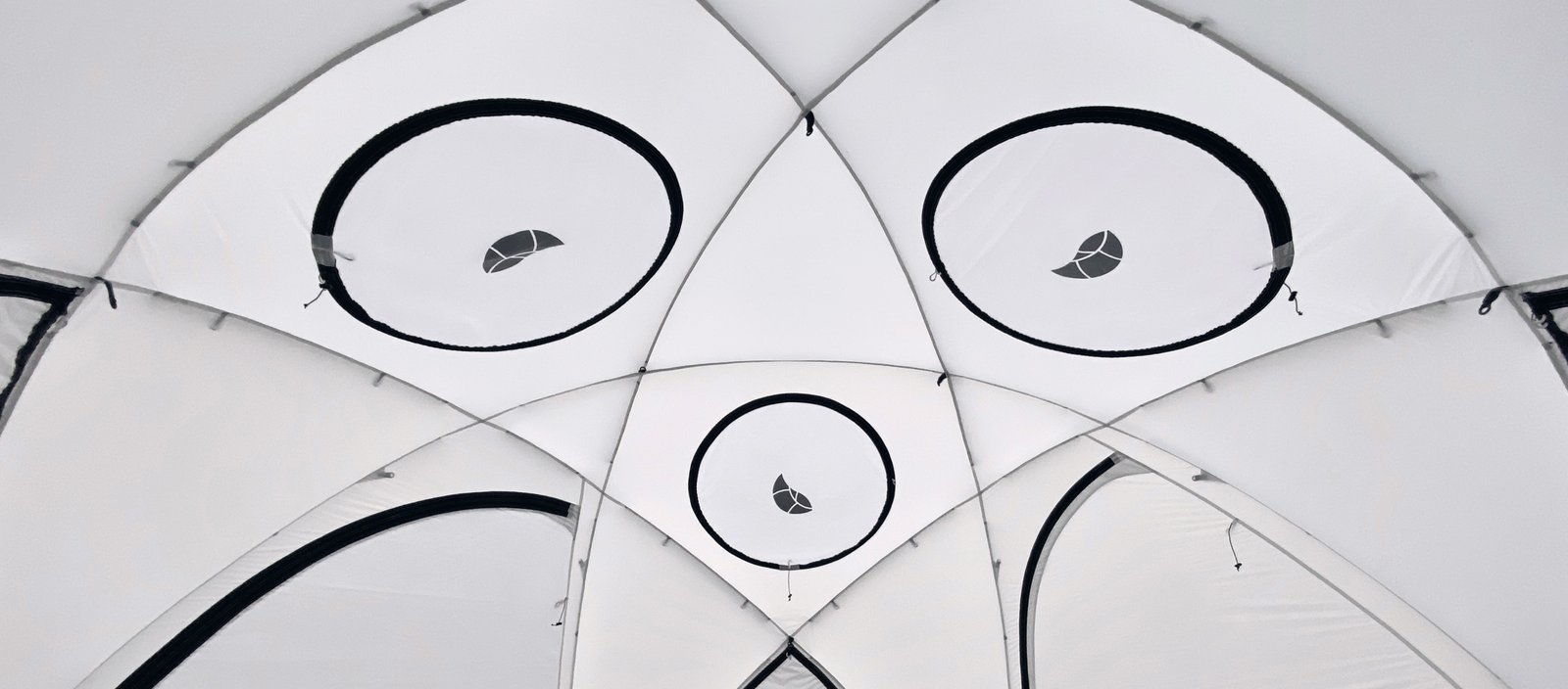 GroundCover Acorn House Dome 3.45 Tent White - Ground Cover