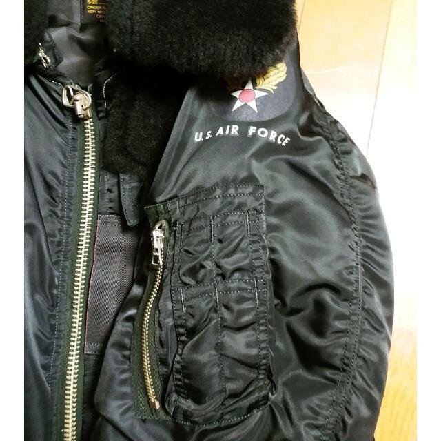 MARKAWEAR - 美品 MARKA BLACK LABELマーカ フライトジャケット 黒 Sの