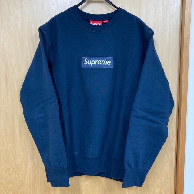 Supreme - Supreme Box Logo Crewneck Navyの通販 by はなタンク's