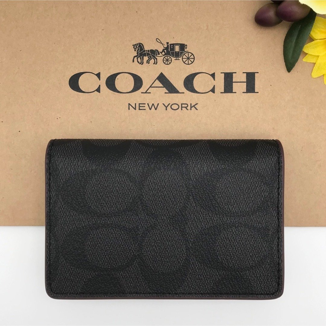 COACH - COACH 大人気！！ ビジネス カードケース シグネチャー 名刺