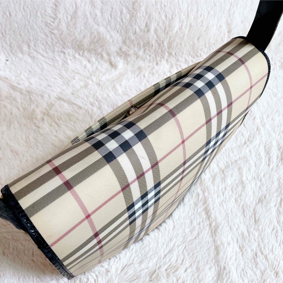 BURBERRY - BURBERRY PVC ノバチェック メッセンジャーバッグ