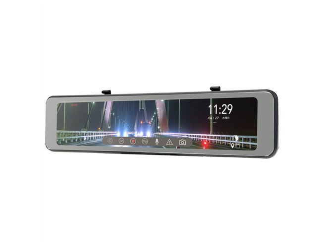 KEIYO、11.2型スマートミラーを備えた2カメラドラレコ「AN-R107