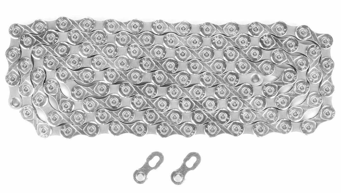 Amazon.com : KMC X10-116L, NP/BK 10 Speed Bicycle Chain, silver