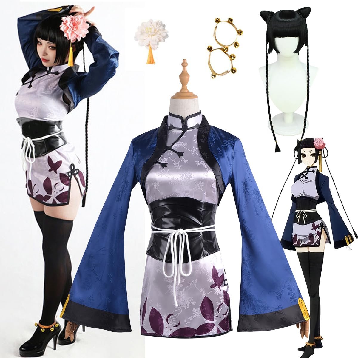 Amazon.co.jp: [HAOJEE]黒執事コスプレ シエル コスプレ衣装 チャイナ
