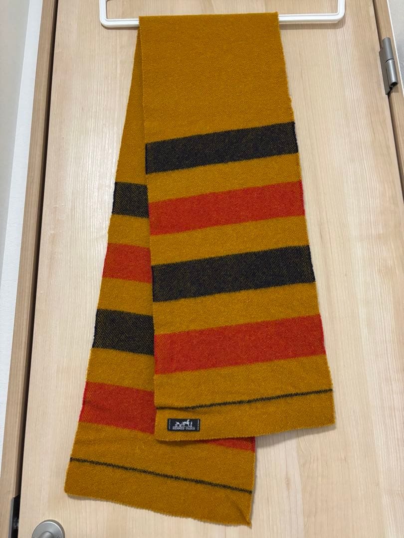 Hermes エルメス　ロカバール　マフラー　箱付き 中古・古着通販】HERMES (エルメス) ウールマフラー ロカバール マルチ